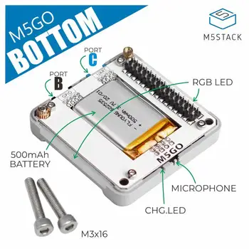 Fondo ufficiale della batteria M5Stack M5GO/FIRE