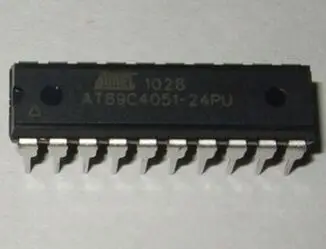 10 шт./лот AT89C4051-24PU 8-битный микроконтроллер MCU DIP-20