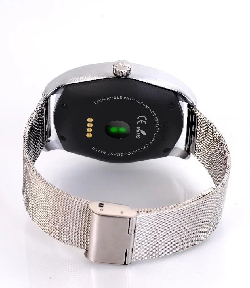 Распродажа K98 Bluetooth 4,0 Смарт часы монитор сердечного ритма шагомер сна фитнес трекер стальной ремешок r29