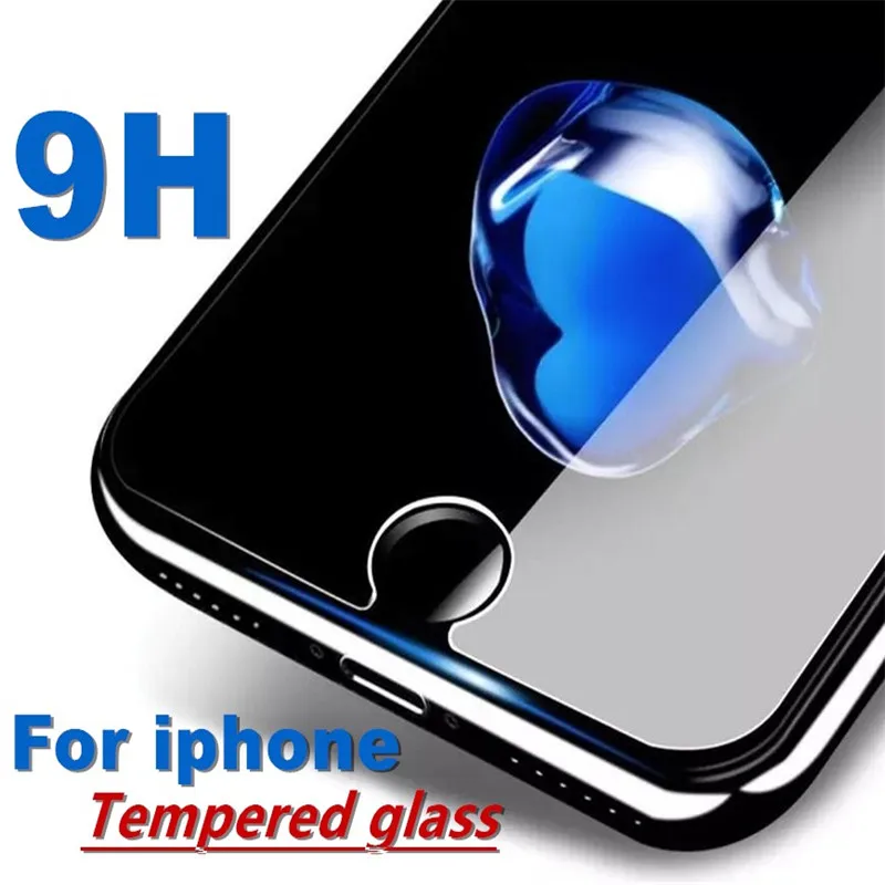 

Protective tempered glass for iphone 11 Pro Max 6 6s 7 8 plus XS max XR glass iphone 7 8 x screen protector glass on iphone 7 6