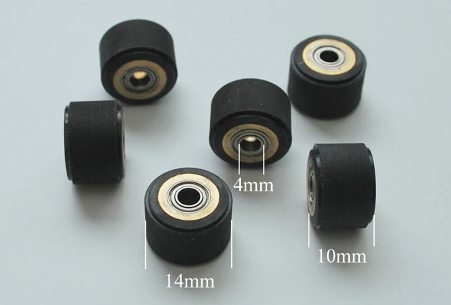 6 шт./лот 4x10x14 мм дисковый ролик из силикагеля для винилового плоттера MIMAKI|roller