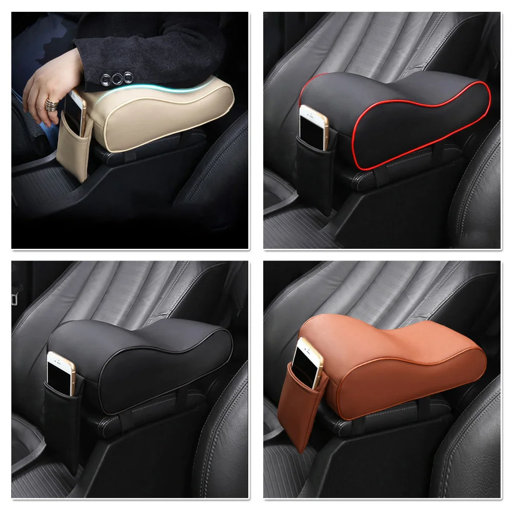 Центр автомобиля подлокотник колодки коробка подушка для Honda/toyota/Chevrolet замена из искусственной кожи