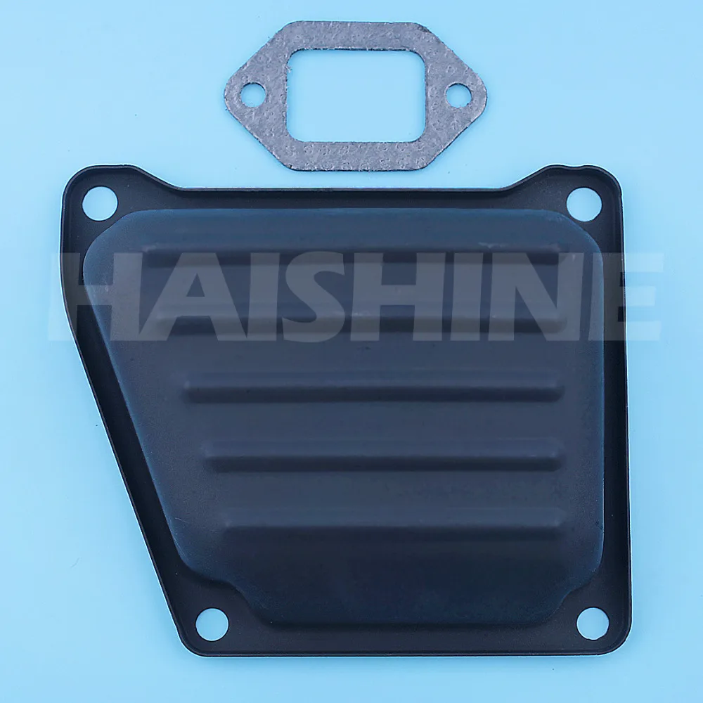 Muffler Exhaust Front Cover Gasket Kit For Stihl 064 066 MS650 MS660 Chainsaw Dual Port Type Replacement Spare Part