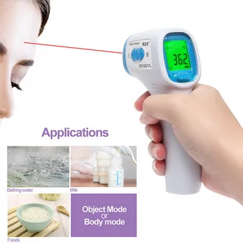 

Non-Contact Infrared Thermometer LCD Display IR Temperature Measuring Tool Handheld Infrared Thermometer for Car Kitchen food