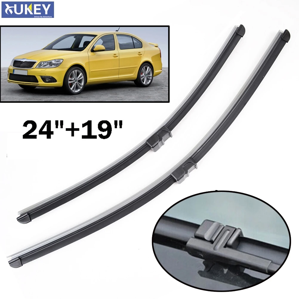 Щетки стеклоочистителя Xukey для Skoda Octavia A5 1Z MK2 24 дюйма 19 дюймов 2004 2005 2006 2007 2008 2009 2010