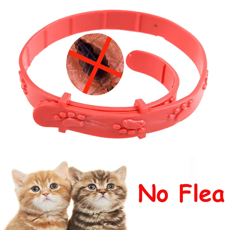 

Adjustable Dog Cat Rabbit Neck Strap Anti Flea Mite Acari Tick Remedy Cat Collar Pet Supplies Summer Anti-insect For Kitten@5