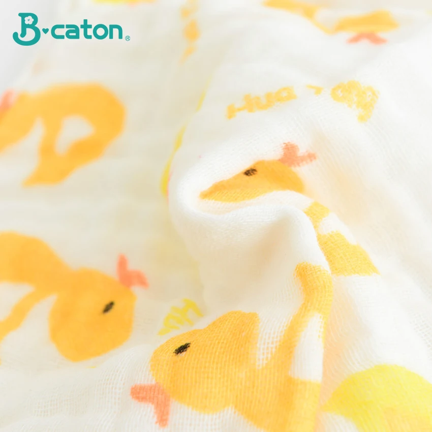 Baby Handkerchief Baby Face Towel Baby Cartoon Bath Cotton Burp Cloth Soft Absorbent 6-Layer Gauze Kindergarten Washcloth