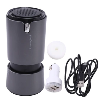 

Car Air Purifier with Negative Ion Hepa Filter Fresh Portable USB Air Purifier
