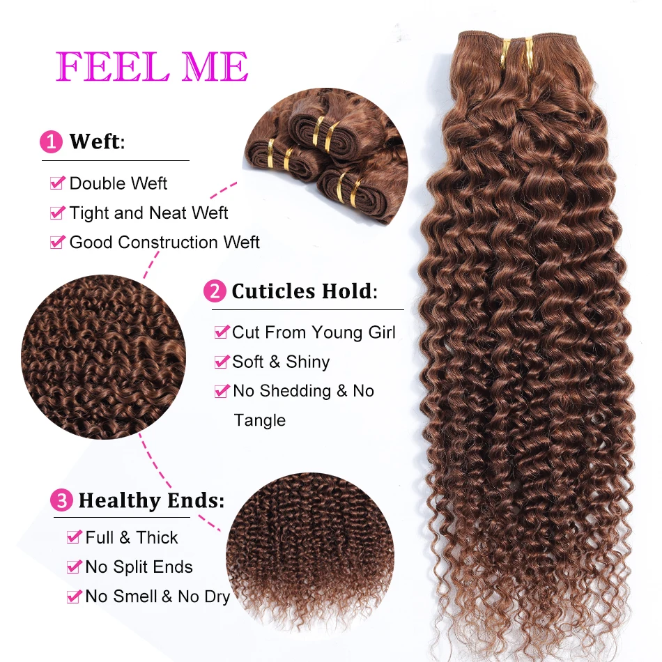 #4 curly hair bundles 18