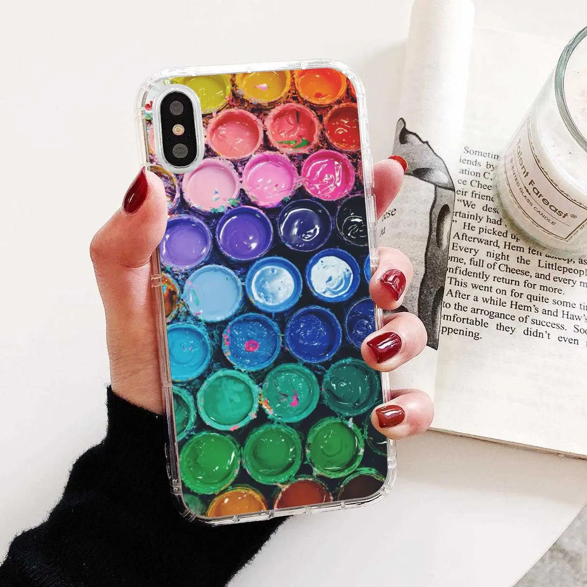 Мягкий чехол из ТПУ для iPhone 11 Pro 4 4S 5 5S SE 5C 6 6S 7 8X10 XR XS Plus Max iPod Touch набор акварельных
