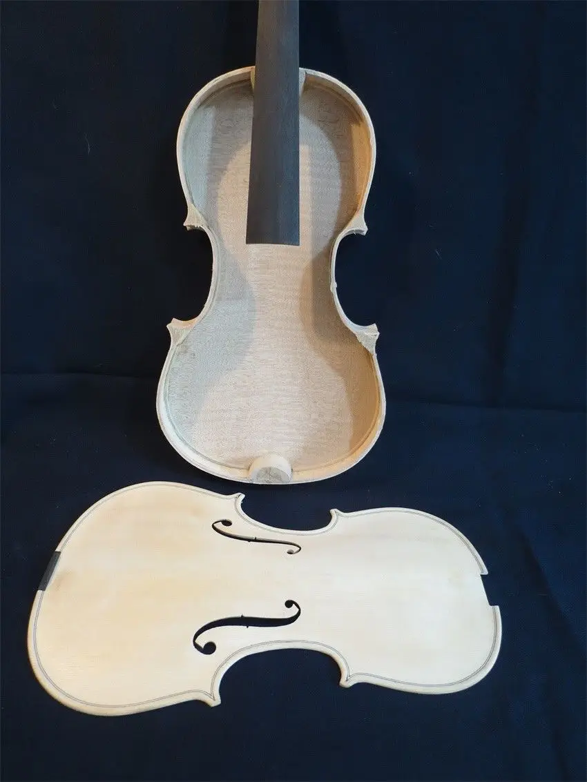 4/4 копия скрипки "лаурентий гуадагнини" 1746 нелакированный верх и задняя часть без клея