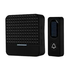 Sensor de controle de luz com transmissor + receptor, sem fio, à prova d'água, longo alcance, 300m, kit de sino de porta (tomada eua)