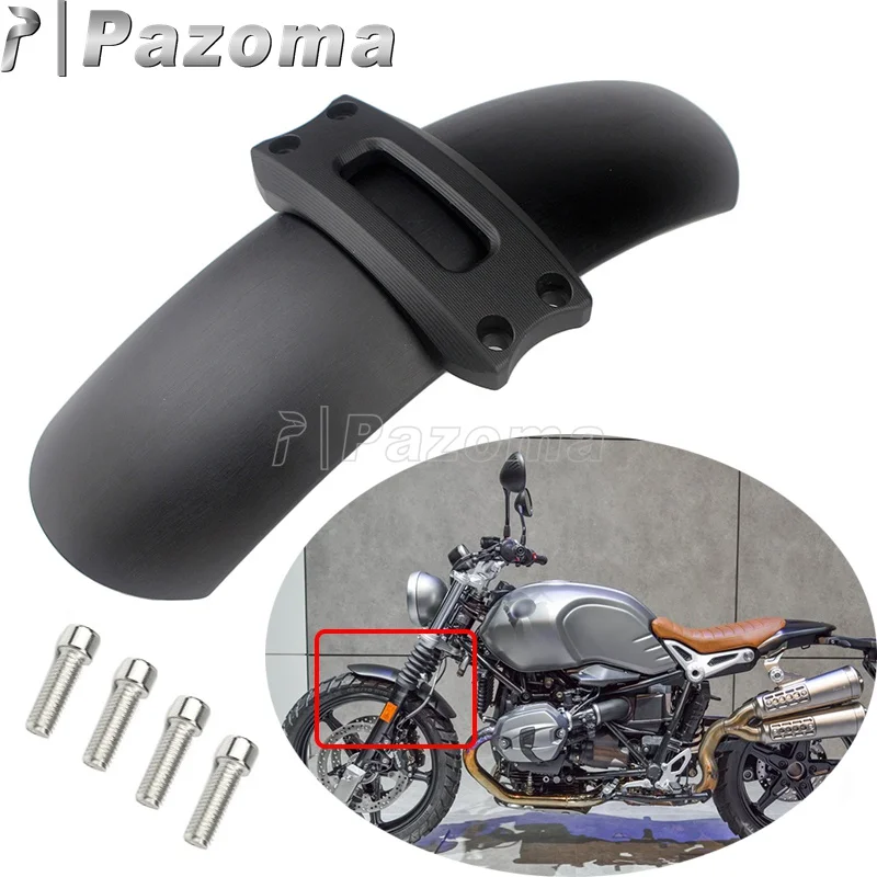 

Motorcycle Front Wheel Fender Mudguard Splash Mud Flap Guard Fairing Cover For BMW R nineT Scrambler 2016 2017 2018 2019