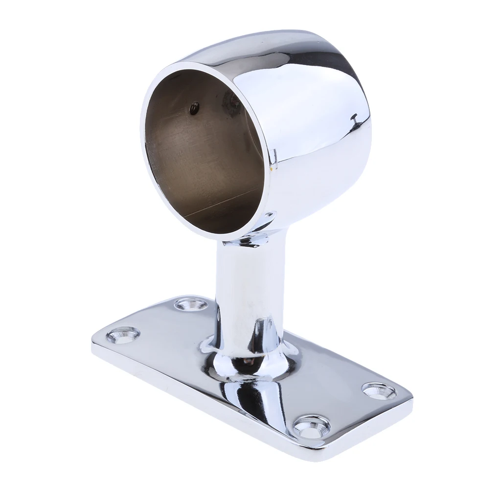 Marine Boat Stainless Steel 316 Hand Rail Fittings Stanchion For 38mm Pipe Tubing