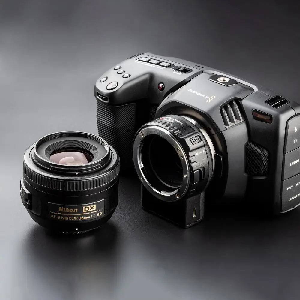 Адаптер для объектива с автофокусом Viltrox Nikon F mount lens to M4/3 Camera for Panasonic GH4 GH5 Olympus NF M1