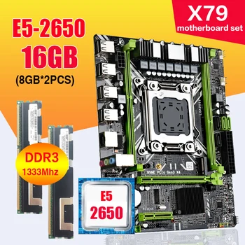 

JINGSHA X79 D motherboard LGA2011combos E5-2650 CPU 2pcs x 8GB = 16GB DDR3 RAM 1333Mhz PC3 10600 Memory