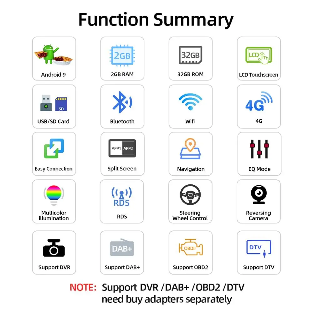 Excellent Android 9 2 Din Car DVD Autoradio Navigation WIFI 4G DAB+OBD2 For Vauxhall Opel Astra H G Vectra Antara Zafira Corsa Multimedia 5