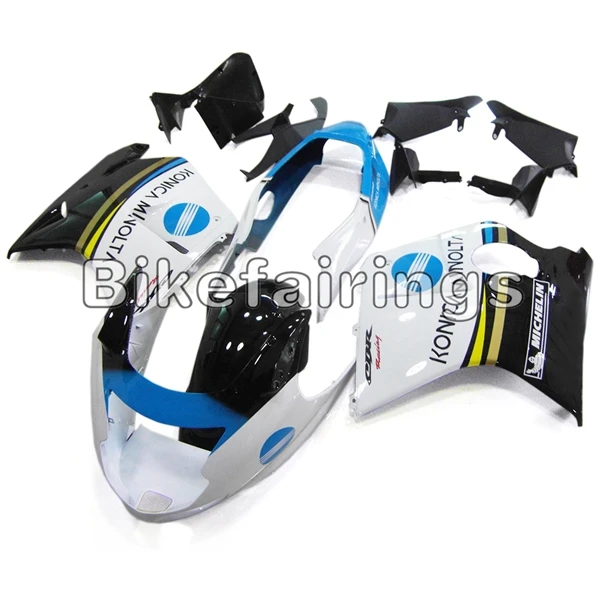 Сине-белые черные чехлы для Honda CBR1100XX 1997 1998 1999 2000 2001 2002 2004 2005 2006 2007 мотоцикл обтекатель комплект - Цвет: As Picture Shown