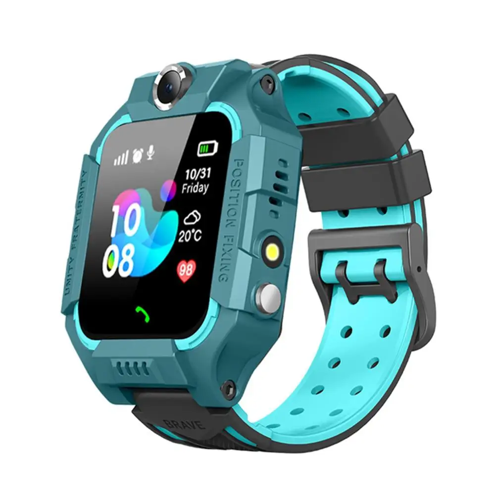 Reloj inteligente Z6 para niños, pulsera con tarjeta SIM, resistente al agua IP67, rastreador GPS, antipérdida, para IOS, Android, PK Q12, Q50