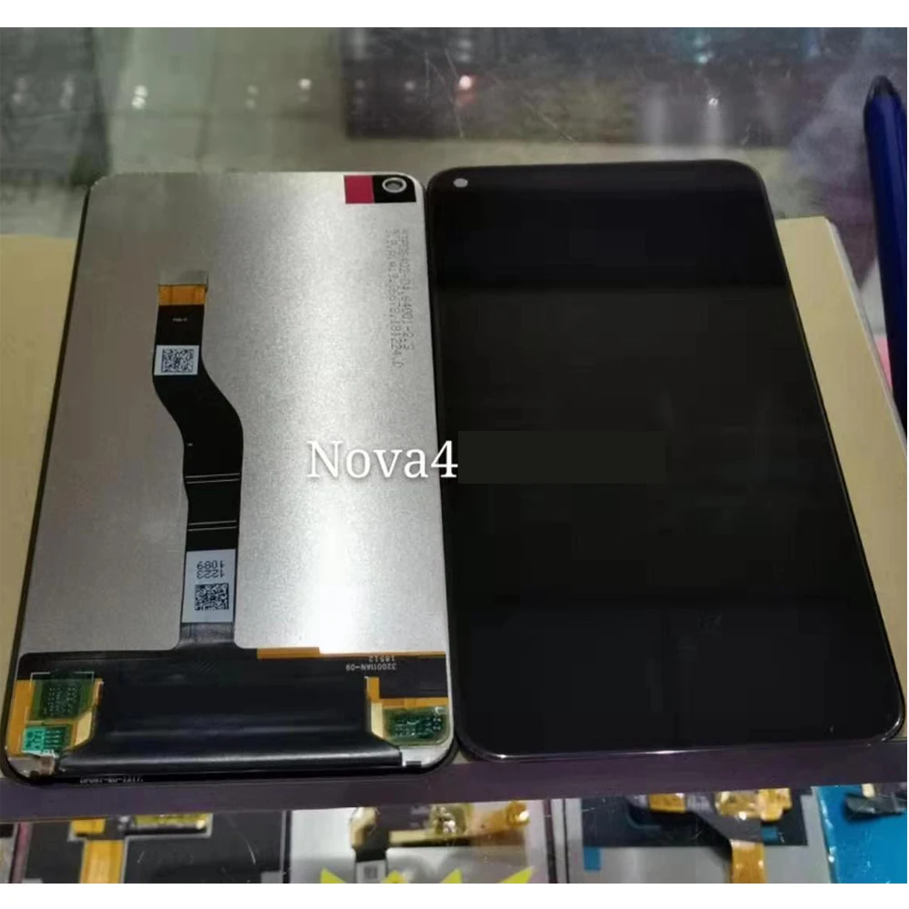 

For huawei nova 4 display,LCD & Touch screen digitizer for huawei nova 4 lcd,good quality and black color.