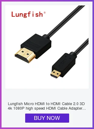 Lungfish длинный HDMI кабель 5 м 7,5 м 10 м 15 м 20 м кабель HDMI 1080 P 3D для сплиттера переключатель PS4 светодиодный ТВ коробка xbox проектор компьютер