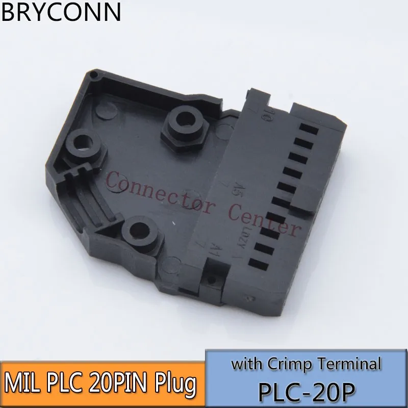 Разъем 20PIN для MIL кабельного PLC-20PIN с обжимной клеммой