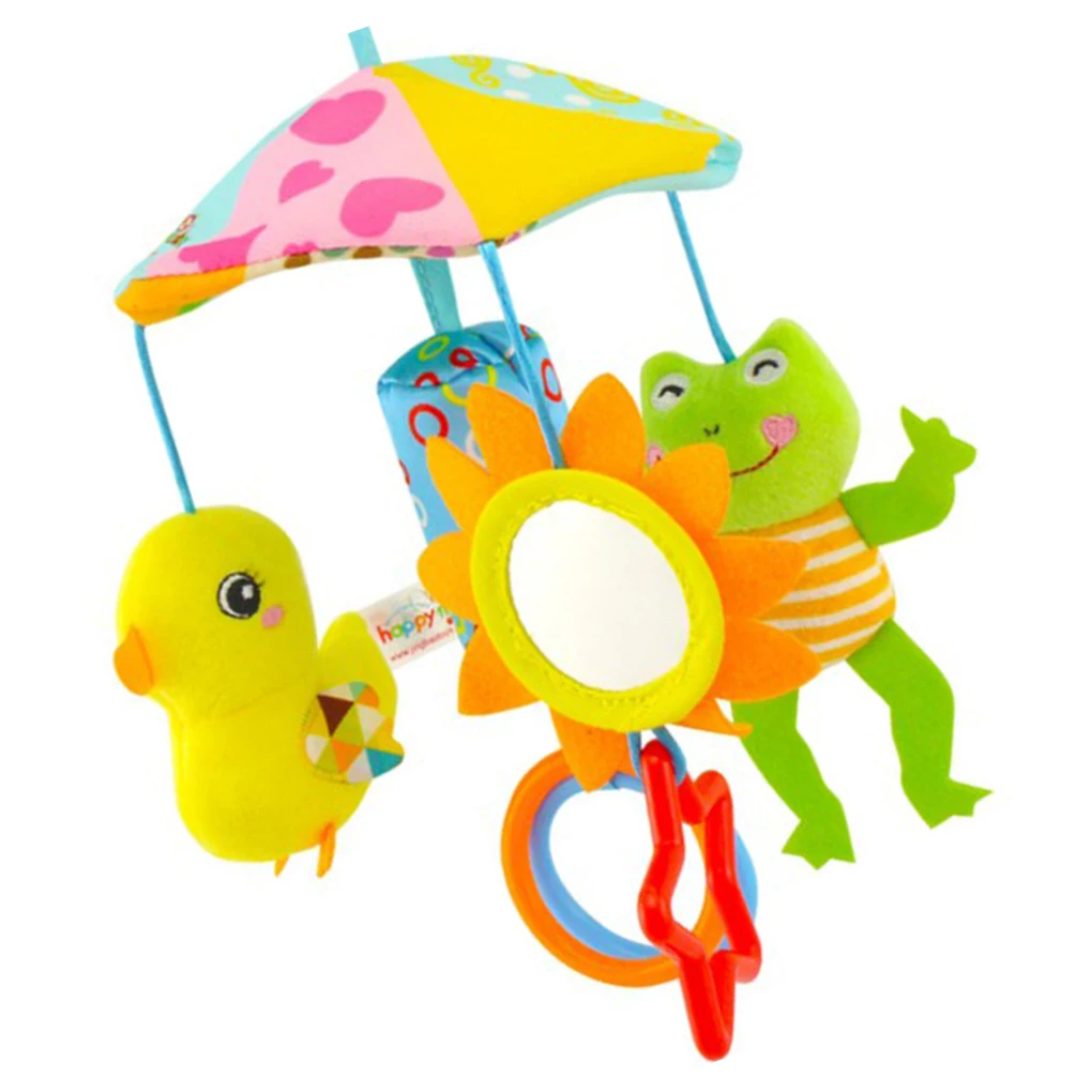 HappyMonkey мультфильм подвесная игрушка для кроватки вращающийся музыкальный плюшевый Подвеска для коляски Детская комната украшения