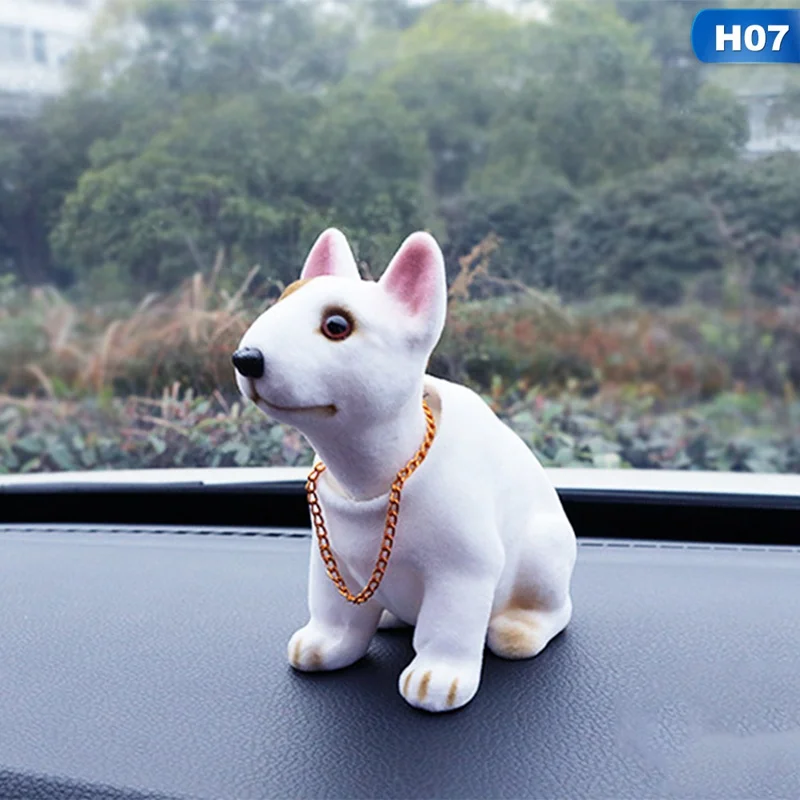 Bobble Head Dog Car Dashboard Doll Auto Shaking Head Toy Ornaments Car Interior Furnishings Decorations