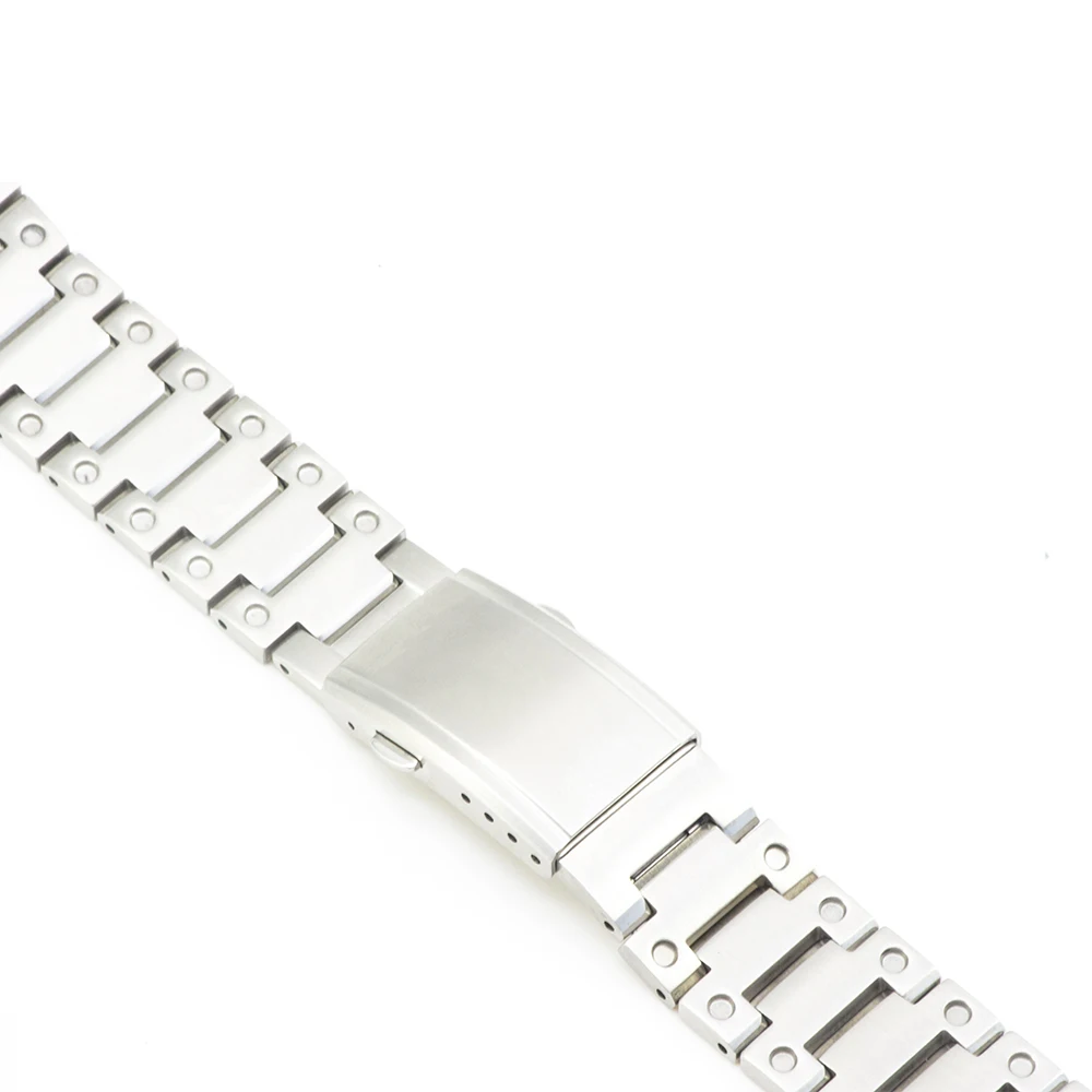 35 Anniversary Silver Watch Set DW5600/5610 Watchband Bezel/Case Metal Stainless Steel Strap - Цвет ремешка: 35th Silver Strap