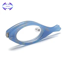 VCKA кошачьи глаза модные складные очки для чтения для мужчин и женщин Портативные складные очки для пресбиопии+ 1,0 1,5 2,0 2,5 3 3,5 4,0