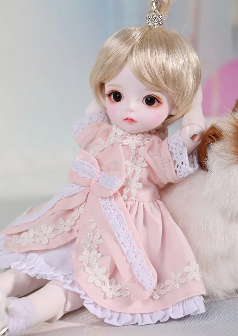 Новое поступление 1/3 1/4 1/6 BJD кукла милое розовое платье одежда для Bjd куклы игрушки аксессуары