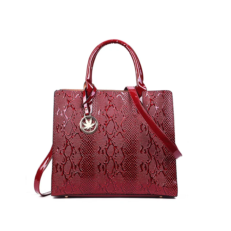 

Handbag 2019 Spring And Summer New Style Simple Crocodile Pattern Tote Bag Shoulder Bag