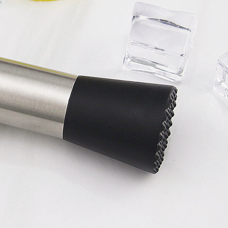 22.5cm Stable Antiskid Bar Cocktail Muddler Mojito Stainless Steel Bar Mixer Barware Drink Fruit Muddler Crushed Ice Barware