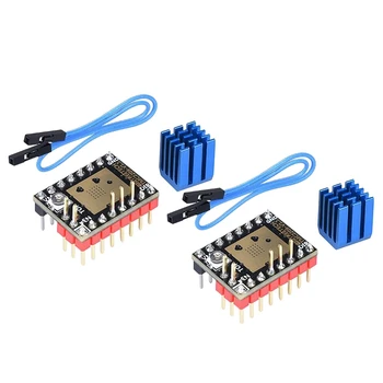 

TMC2209 V1.2 Silent StepStick Stepper Motor Driver Controller Upgrade TMC2208 UART for SKR V1.3 MKS GEN L 3D Printer 2Pcs