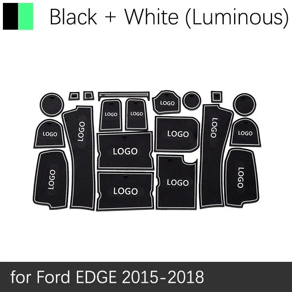 Противоскользящий коврик для Ford EDGE Endura второго поколения аксессуары ворота слот подставка анти-грязный дверной паз