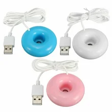 

Home office Mini USB doughnut humidifier floats in the water and the air is fresher NEW