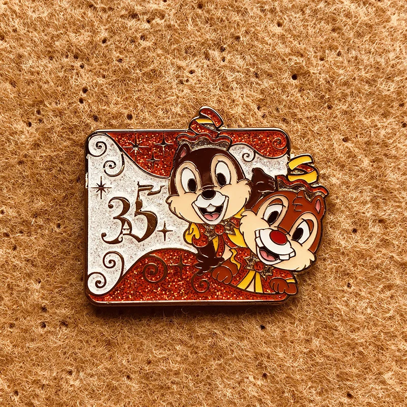 Disney значки с героями мультфильмов для одежды чип и Дейл Симпатичные рюкзак