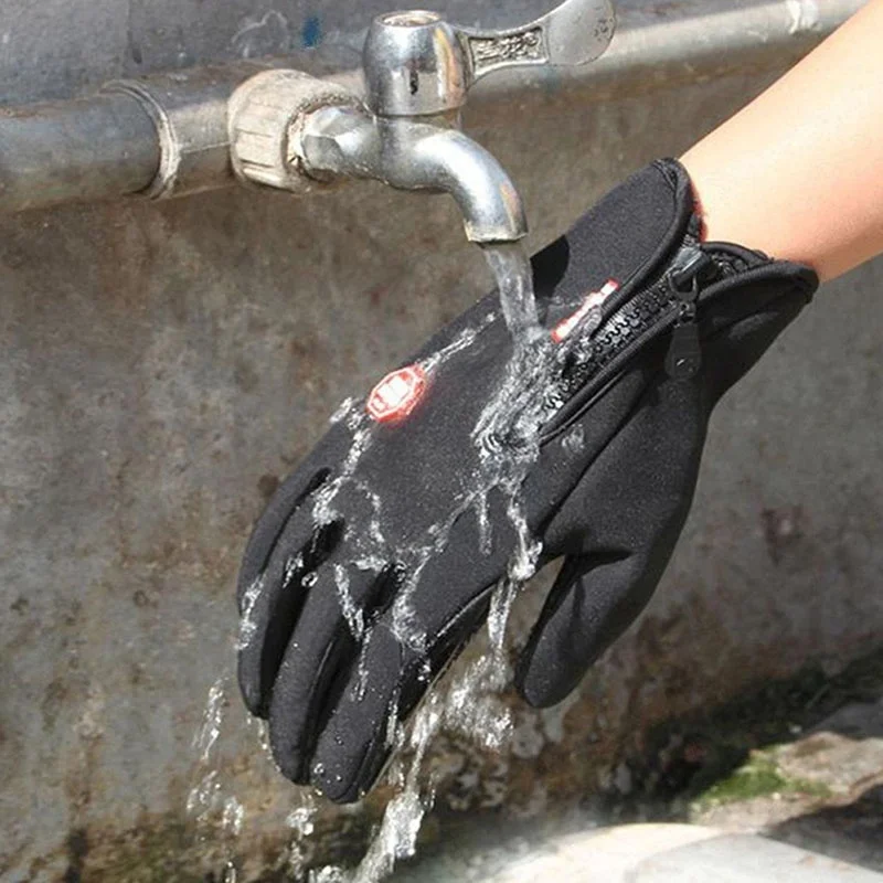 Winter Gloves For Men Splash-proof  Warm Touchscreen Sport Fishing Ski Cycling Windproof Nonslip Motorcycle Women Gloves 2
