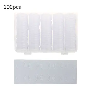 

100Pcs 30mm Coin Capsules Protect Gasket Coin Collection Box Transparent Storage