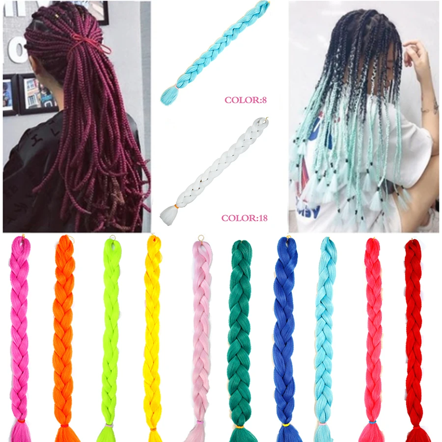 волосы канекалоны для волос kanekalon hair Длинные Kanekalon вязанные крючком объемные