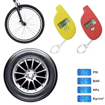 

Tire Pressure Gauge High Precision Digital Tire Pressure Gauge Wheels Tires Tire Pressure Monitor Systems New Mini Key Ring