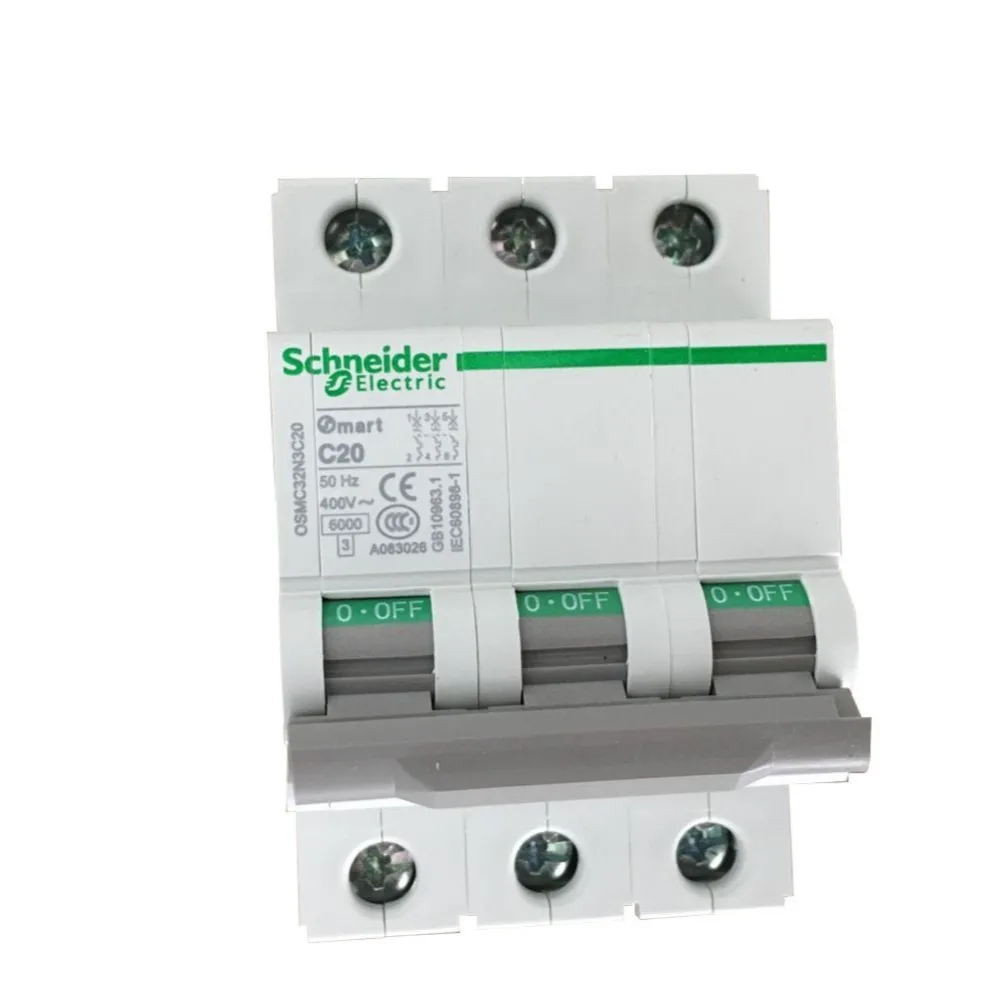 tipo de Exportação Interruptor de Qualidade 400 v 50 hz 6ka Mini Osmc32n3c 400vac ac c 3 p 10a 16a