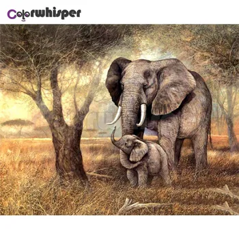 

Diamond Painting Full Square/Round Drill Elephant 5D Daimond Painting Embroidery Cross Stitch Crystal Mosaic Picture Z666