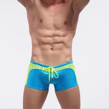 Плавки в черную полоску, мужские боксеры, пляжные шорты, плавки, сексуальные, горячие источники, спортивный костюм, мужской купальник