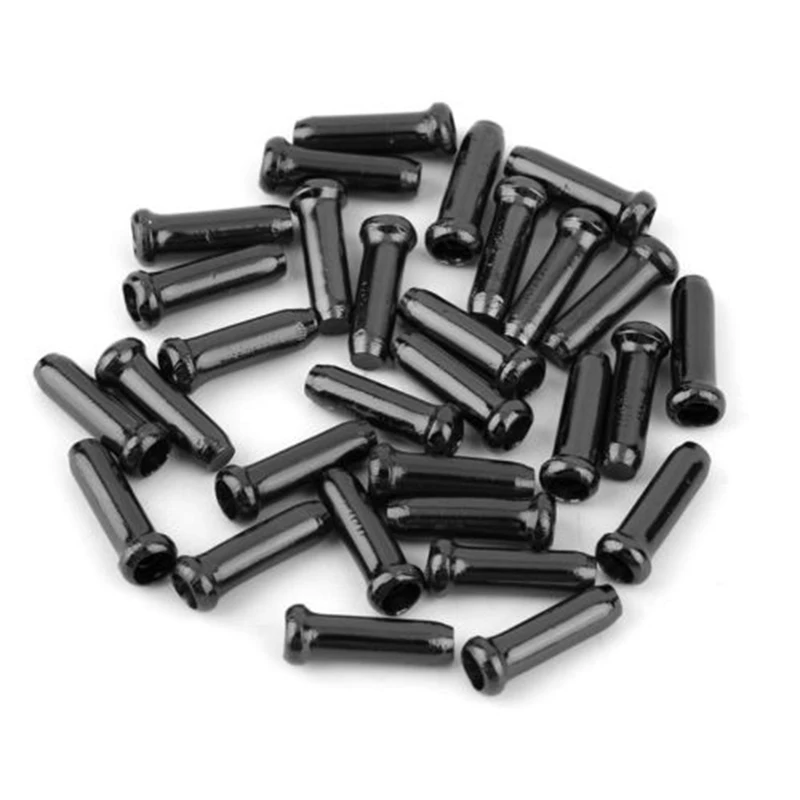

30* Aluminum Bike Bicycle Brake Shifter Inner Cable Tips Wire End Cap Crimps Kit