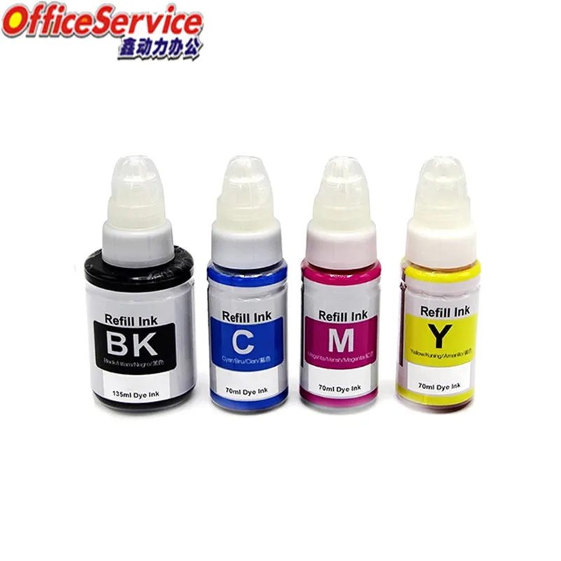 GI790 GI-790 GI890 dye ink refill compatible for Canon G1000 G1010 G2000 G2002 G2010 G3000 G3010 G4000 G4010 G1810 G2800 printer |