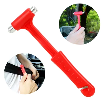 

LEEPEE Car Safety Hammer Car Safety Escape Glass Window Breaker Emergency Hammer Car Accessories Life-Saving Seat Belt Cutter