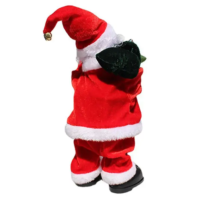 Santa Claus Electric Music Doll Christmas Decors New Year Gifts For Kids Santa Claus Doll Twerking Singing Xmas Decoration Home 5