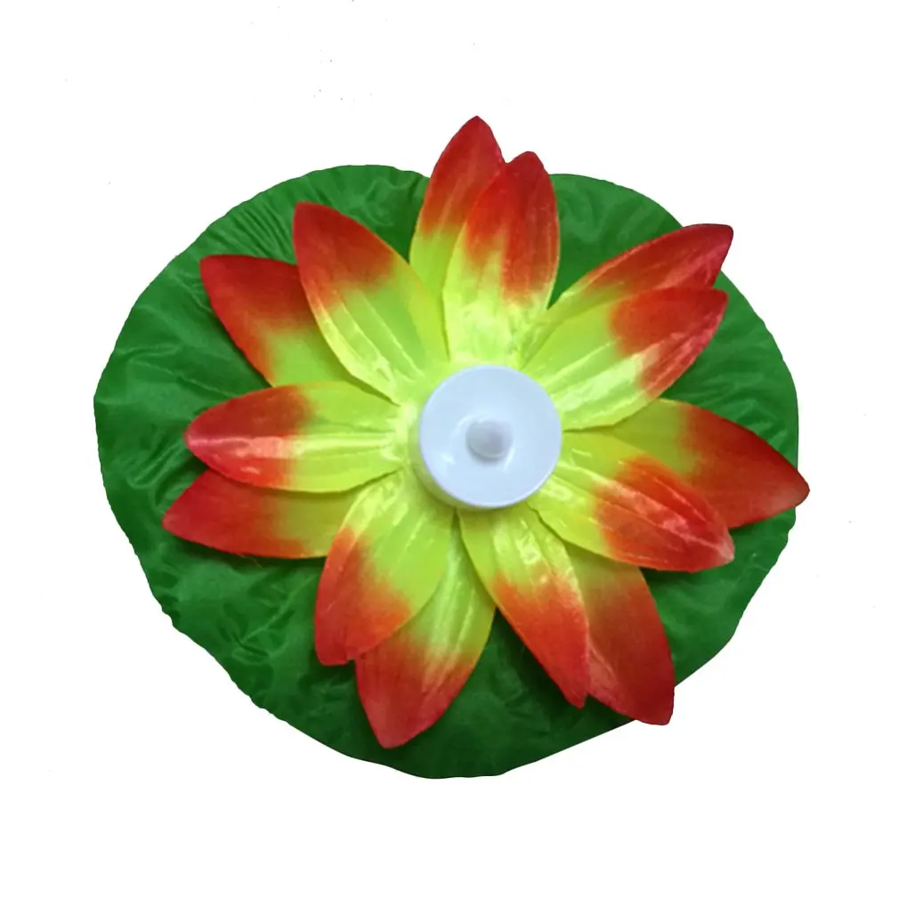 17cm Colorful Led Changed Floating Flower Lamp Water Swimming Pool Wishing Light Pool Spa Lights Yard Garden Outdoor Living