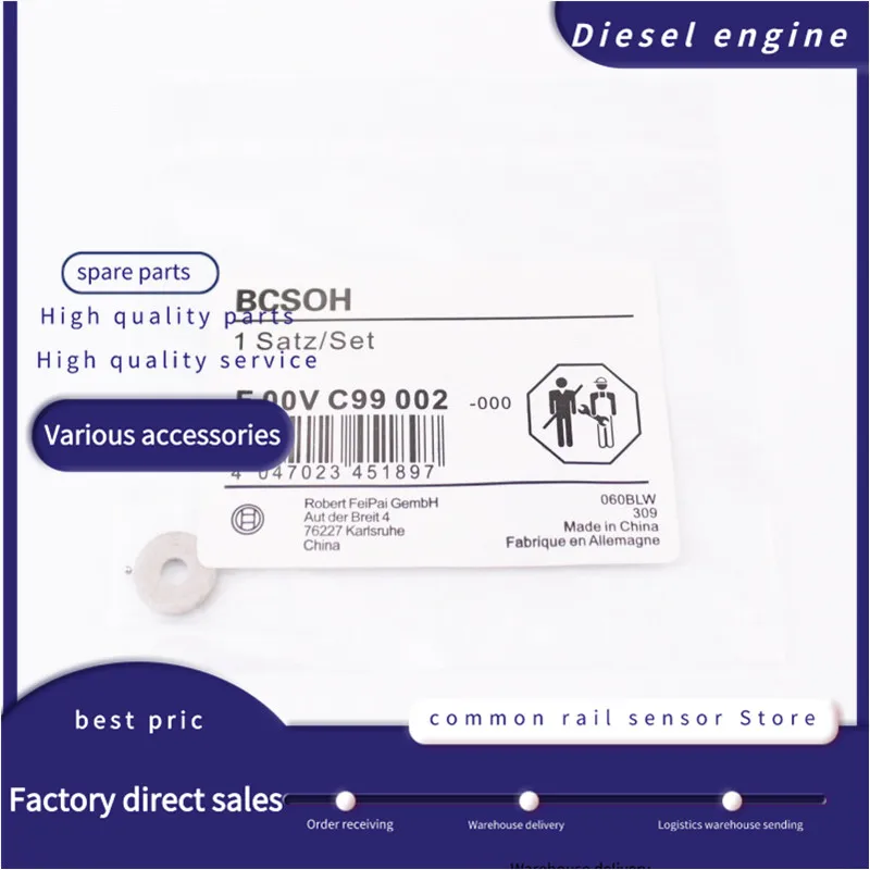 Injector Repair kit F00VC99002 / F00VC05001 Ball F00 VC 9 9002 F00 VC 05 001 for bosch 0445120*